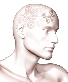 Conceptual image of human brain. 
Photo : Calysta Images