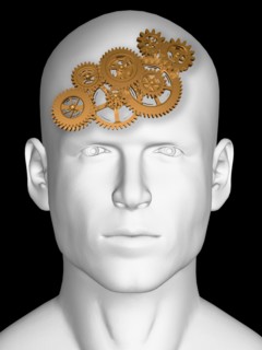 Conceptual image of human brain. 
Photo : Calysta Images