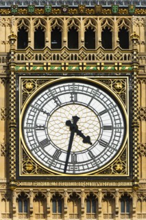 UK, London, Detail of Big Ben.