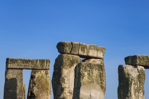 UK, England, Wiltshire, Stonehenge monument.