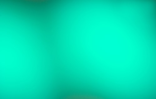 Turquoise background.