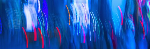 Light trails.