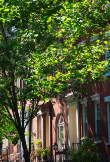 USA, New York City, Historic architecture.