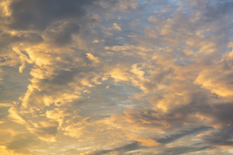 Sunset sky.