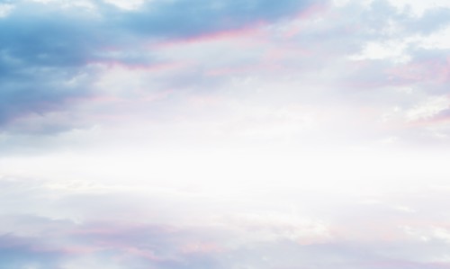 Sunset sky.