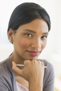 Portrait of businesswoman.