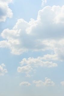 Blue sky.