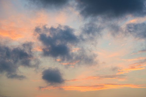 Sunset sky.