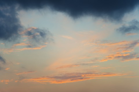 Sunset sky.