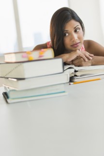 Portrait of female student.