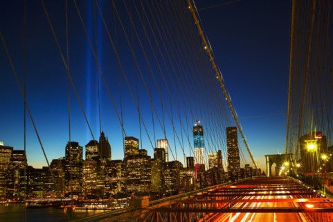 World Trade Center Memorial, Tribute in Light.