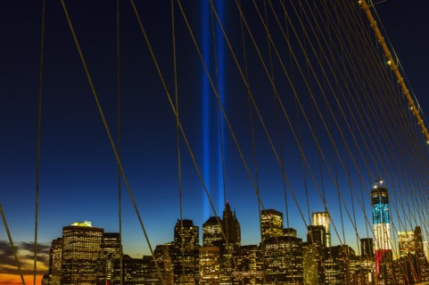 World Trade Center Memorial, Tribute in Light.