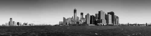 Panoramic view of Lower Manhattan.