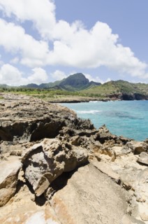 Maha'ulepu Beach, Rocky coast. Photo: Jamie Grill