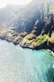 Elevated view of coast. Photo : Jamie Grill