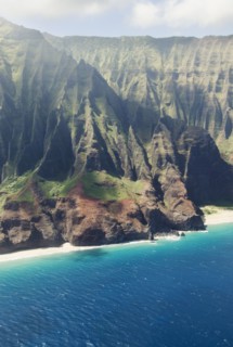 Elevated view of coast. Photo : Jamie Grill