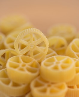 Studio Shot of pasta. Photo : Daniel Grill