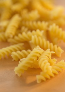 Studio Shot of pasta. Photo : Daniel Grill