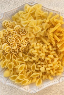 Studio Shot of pasta. Photo : Daniel Grill