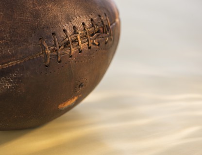 Studio Shot of vintage ball. Photo: Daniel Grill