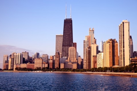 Gold Coast in Chicago at sunrise. Photo : Henryk Sadura