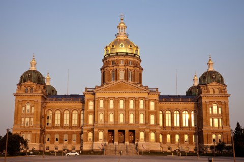 State Capitol Building in Des Moines. Photo: Henryk Sadura