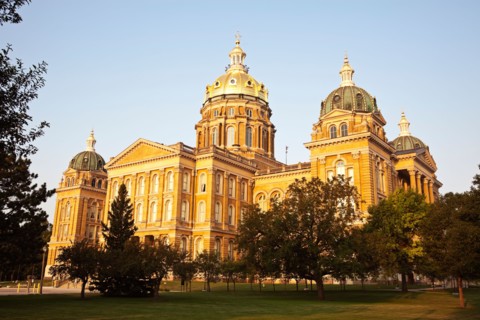 Entrance to State Capitol Building. Photo: Henryk Sadura