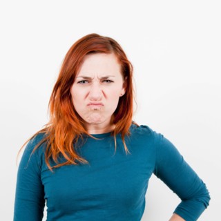 Studio shot, Portrait of angry woman. Photo : Jessica Peterson