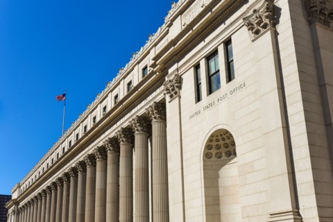 United states post office. New York City, New York.