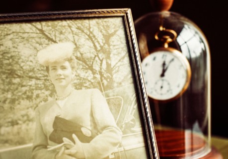 Vintage photo of woman.