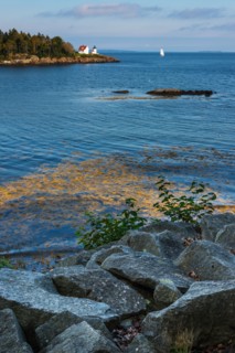 Curtis island light. Camden, Maine.