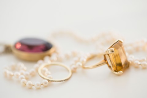 Studio shot of jewelry