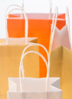 Studio Shot of shopping bags