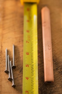 Elevated view of tools