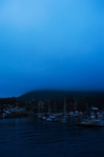 Harbor at dusk