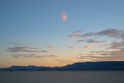 Alvord Desert at sunset