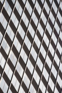 Close up of modern architecture. Photo : Alan Schein