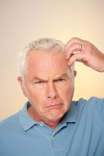 Portrait of senior man pulling funny face. Photo: Rob Lewine
