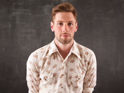 Studio portrait of young man. Photo : Jessica Peterson