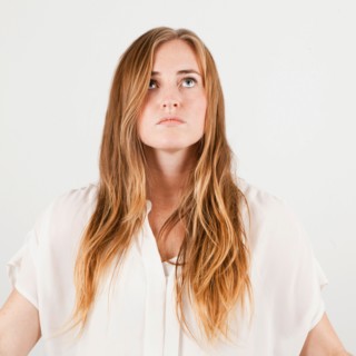 Studio portrait of young woman. Photo: Jessica Peterson
