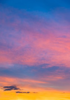 Sunset sky.
