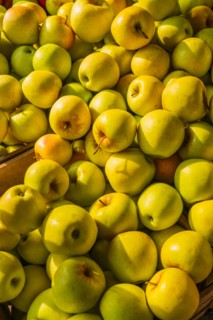 Heap of apples.