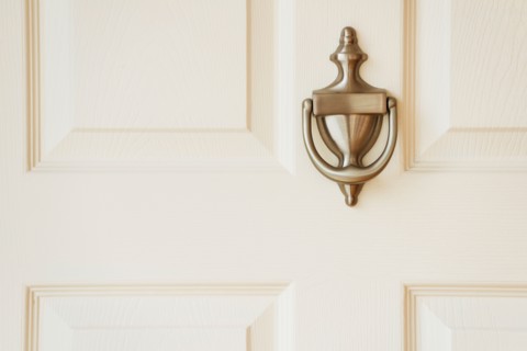 Door knocker.