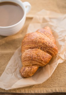 Studio shot of French breakfast