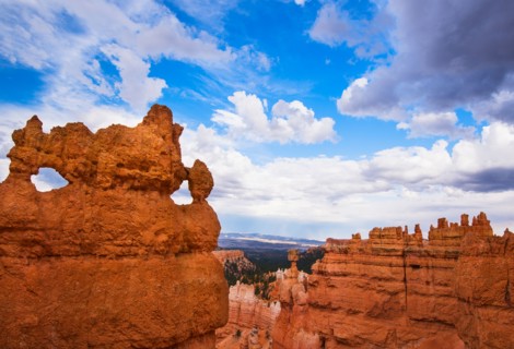 Landscape with cliffs