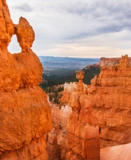 Landscape with cliffs