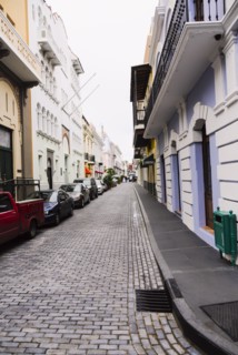 View of street and cars