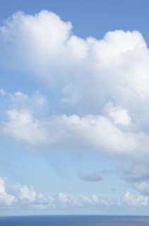 Cloudy sky over sea