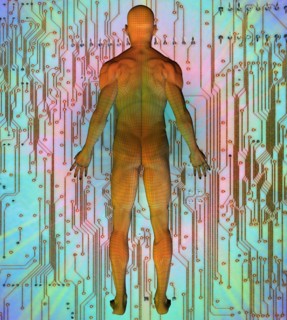 Digitally generated image of human representation