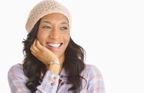 Portrait of mid adult woman.